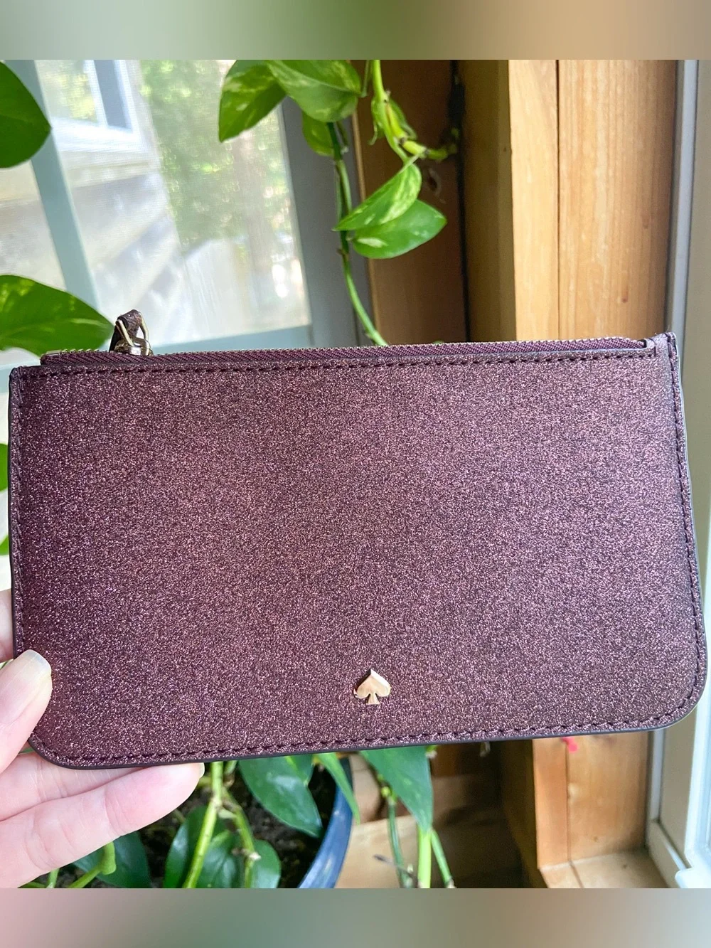 Kate Spade Shimmy Triple 3-in-1 Crossbody Bag Set Rose Gold Glitter NWOT